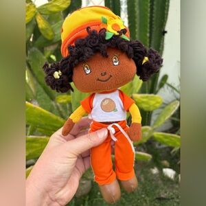 Vintage Y2K Strawberry Shortcake Orange Marmalade Plush Doll